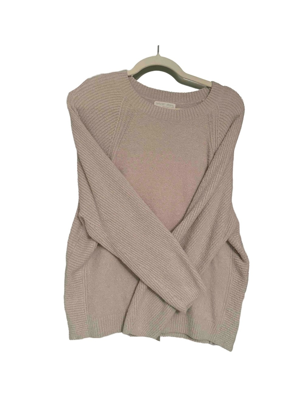 Barefoot Dreams CozyChic Lite in sand. Size Medium Like New